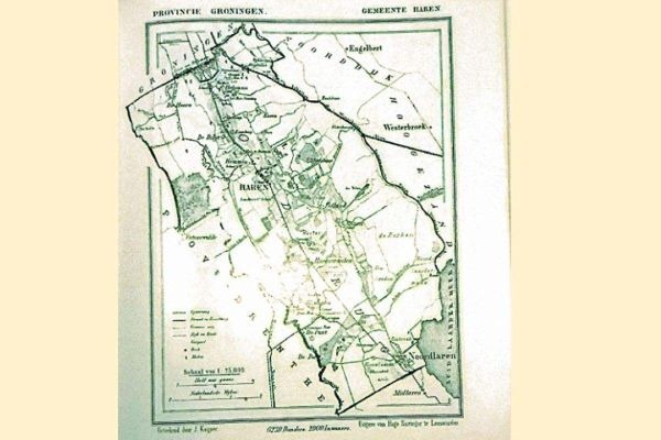 Sneeuw vegen in Haren